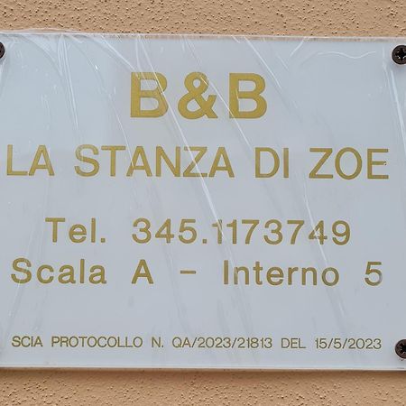 B&B La Stanza Di Zoe Rome Exterior photo
