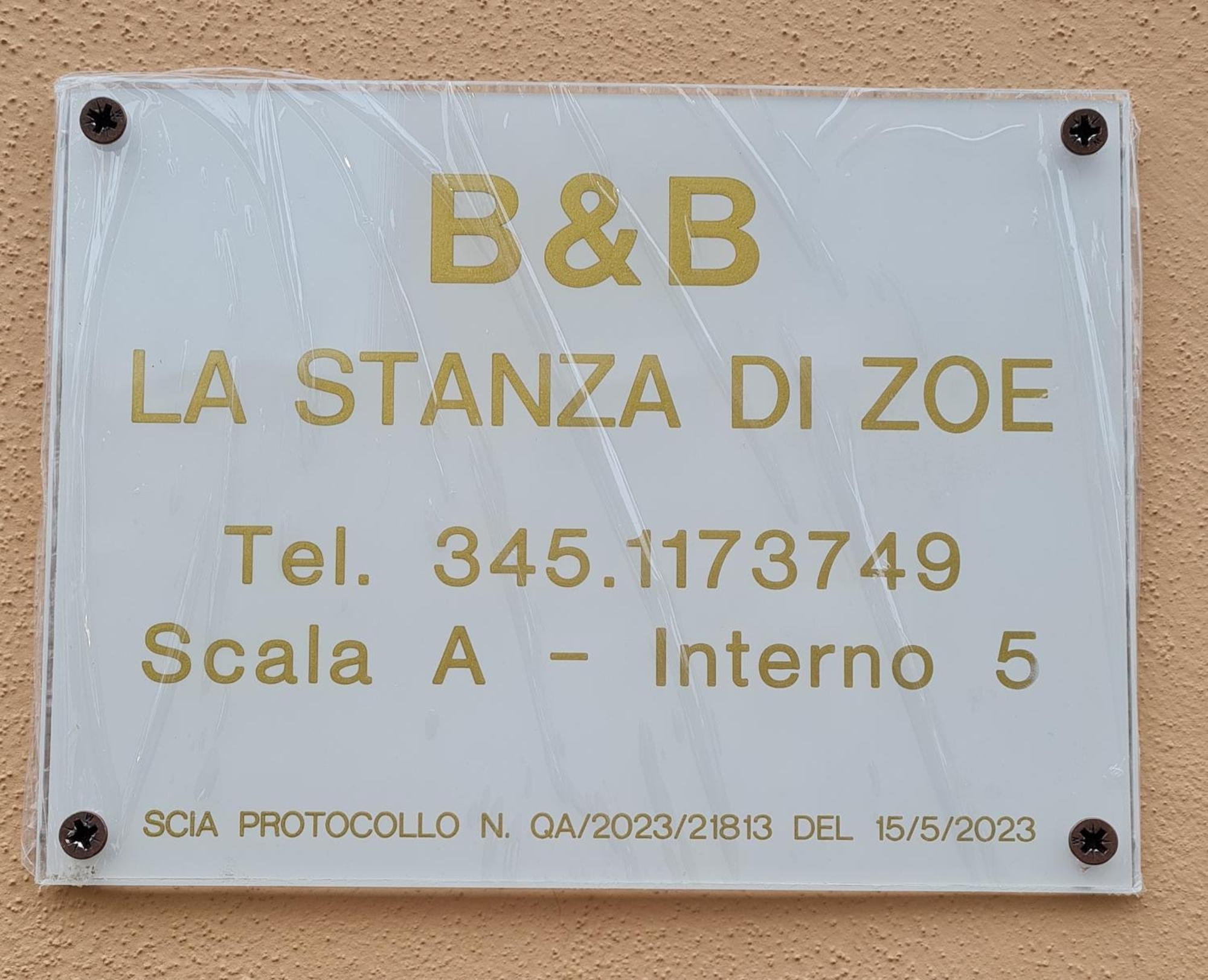 B&B La Stanza Di Zoe Rome Exterior photo